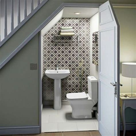 26 ide inspiratif kamar mandi minimalis di bawah tangga! ~ 1000