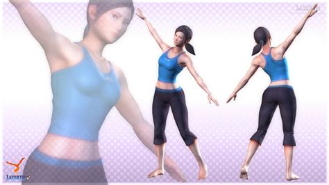Wii Fit Trainer 2 By Layerth 3d On