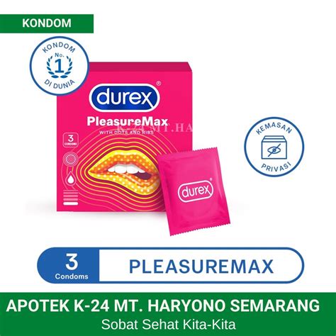 Jual Durex Pleasuremax Isi 3 Kondom Shopee Indonesia