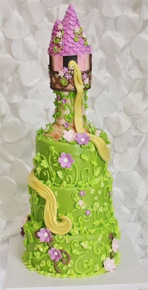 Rapunzel princess birthday cake Rapunzel torte Disney törtchen Kuchen dekorieren