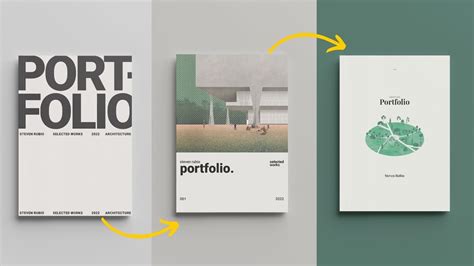 Architecture Portfolio Cover Page Design