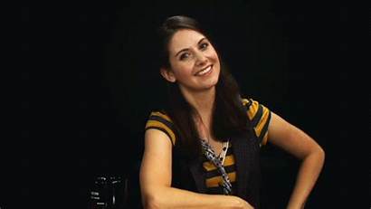 Alison Brie Winking Smiling Wink Gifrific Smile