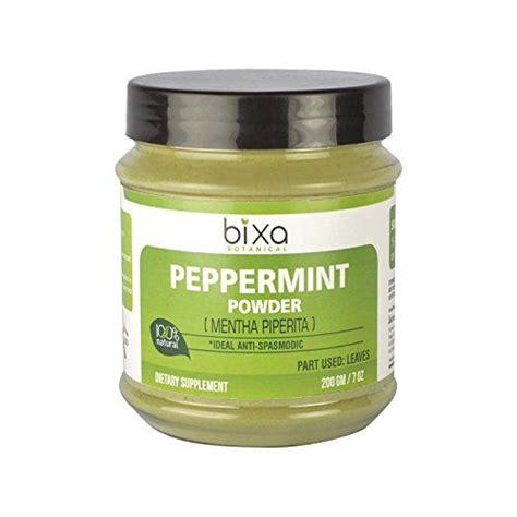 Ideal Antispasmodic Peppermint Powder Mentha Piperita G Oz Ayurvedic Herbal Supplement To