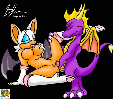 751275 Rouge The Bat Sonic Team Spyro The Dragon Animated