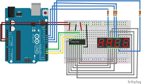 Using A 47 Segment Display With Arduino AranaCorp