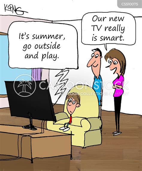 Smart Tv Cartoons And Comics Funny Pictures From Cartoonstock