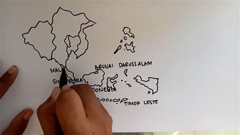 Kumpulan Contoh Sketsa Gambar Peta Indonesia Hitam Putih Informasi