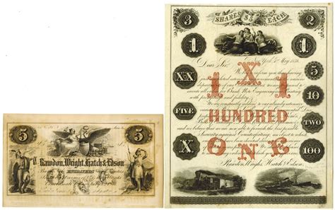 Rawdon Wright Hatch And Edson Engravers 1851 Advertising Note And