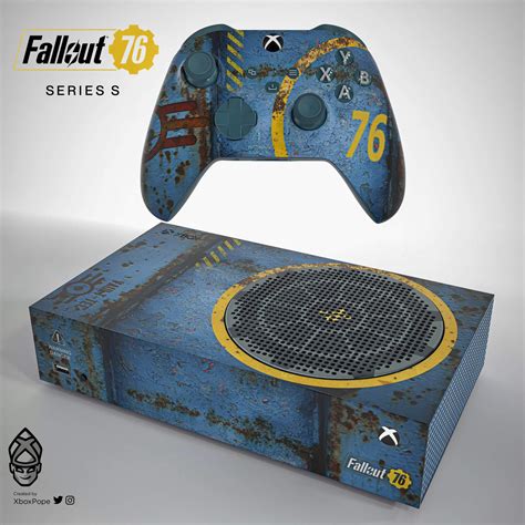 Дизайн Xbox Series S в стиле Fallout 76