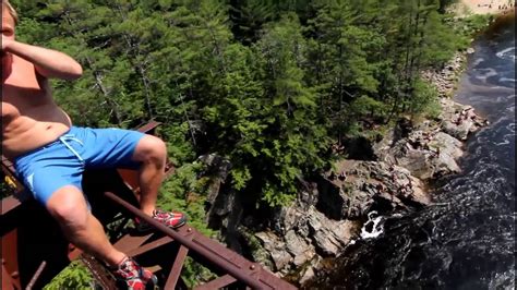 Cliff Jumping In Vermont Youtube