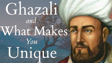 What Makes You Unique Imam Ghazali Youtube