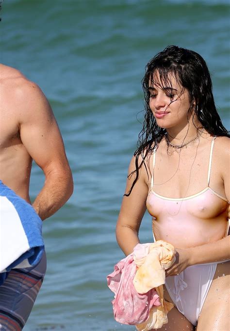 Camila Cabello Thefappening Tits And Cameltoe At A Beach