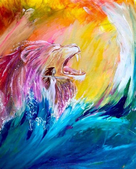 Pin By Liza Engelbrecht On Lion And Eagle Christian Paintings Lion