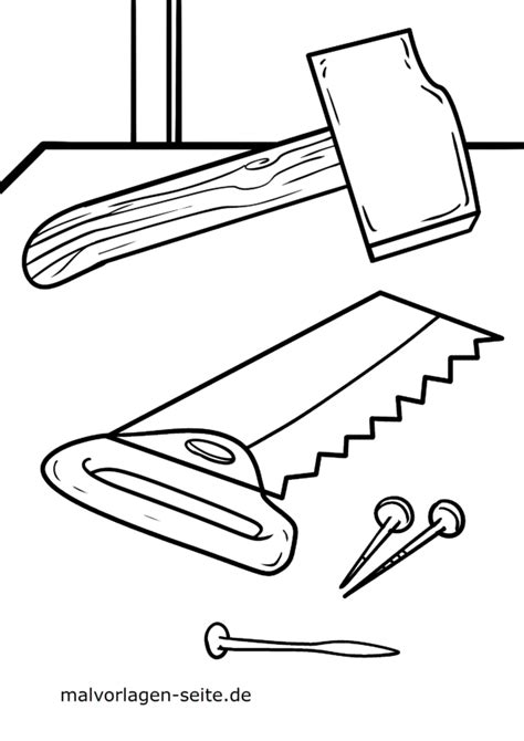 Hammer Coloring Pages Coloring Home