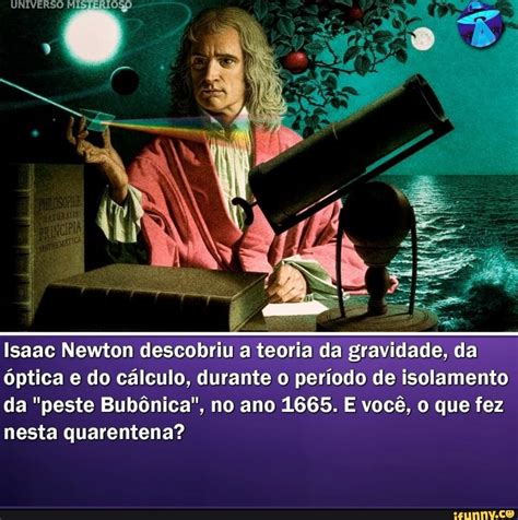 Isaac Newton Descobriu A Gravidade