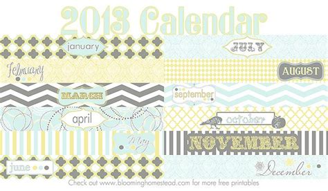 Blooming Homestead Free Printable Calendar Calendar Printables