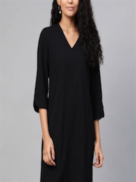 Buy Marks Spencer Women Black Solid Shift Dress Dresses For Women