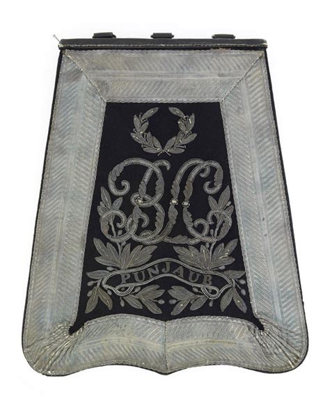 Sabretache Used By Lieutenant Colonel Robert Master 7th Bengal Light