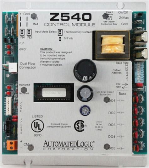 Alc Automated Logic Corporation Z540 Z Line Zone Control Module