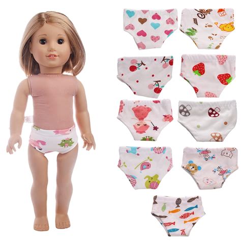 Fashion New 15 Color Doll Clothes Panties For 18inch American Dolls And
