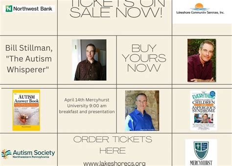 The Autism Whisperer Bill Stillman In Erie Autism Society Nwpa