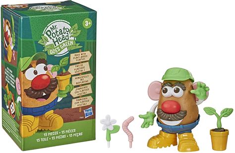 Mr Potato Head Goes Green Toy For Kids Ages 3 And Up Made With Plant