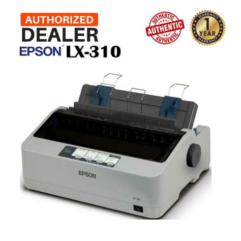 Epson Lx 310 Dot Matrix Printer Shopee Philippines