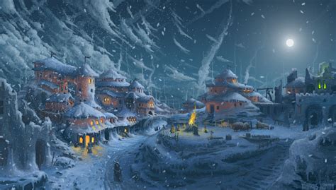 winter fantasy | Fantasy landscape, Art, Fantasy setting