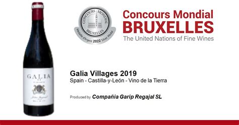 Galia Villages 2019 • Concours Mondial De Bruxelles