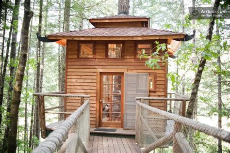 Treehouse Micro Cabin With Wrap Around Balcony Tiny House Pins