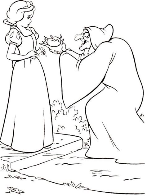 Pypus is now on the social networks, follow him and get latest free coloring pages and much more. Snow White With The Wicked Witch Coloring Pages - Snow ...