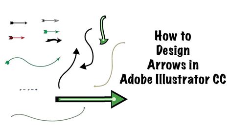 How To Design Arrows In Adobe Illustrator Cc Youtube