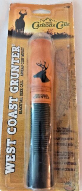 Hunters Specialties Carlton West Coast Grunter Blacktail Deer Call