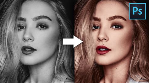 How To Colorize A Black White Photo In Photoshop Photoshop Tutorial