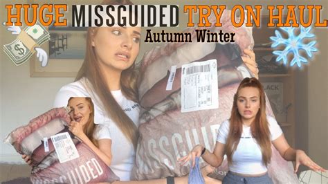 Huge Autumn Winter Missguided Try On Haul Youtube