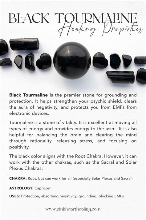 Healing Properties Of Black Tourmaline Crystals Healing Grids