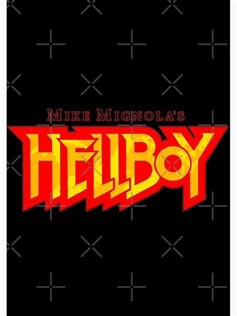 Hellboy Logo Poster For Sale By Akbangar Redbubble