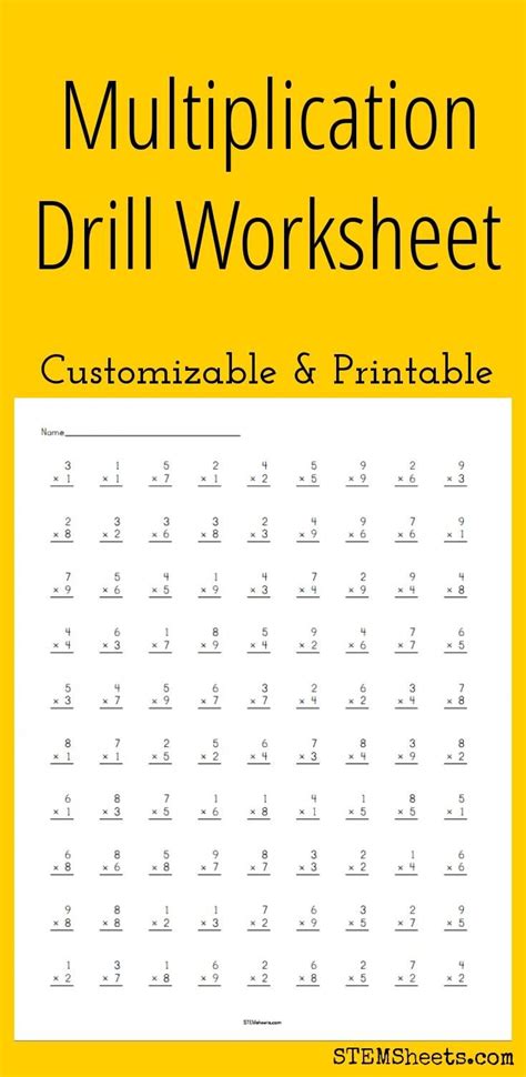 Common Core Sheets Multiplication Drills Common Core Worksheets