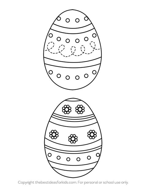 Thousands of classroom displays and teaching aids! Easter Egg Template - The Best Ideas for Kids
