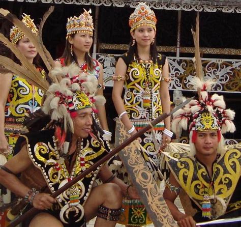 The Humble Of Dayak People East Kalimantan East Kalimantan Dress