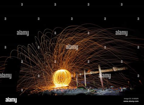 Steelwool Spinning Hi Res Stock Photography And Images Alamy