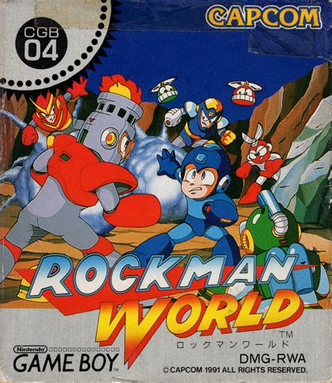 Mega Man Dr Wilys Revenge 1991 Game Boy Box Cover Art Mobygames