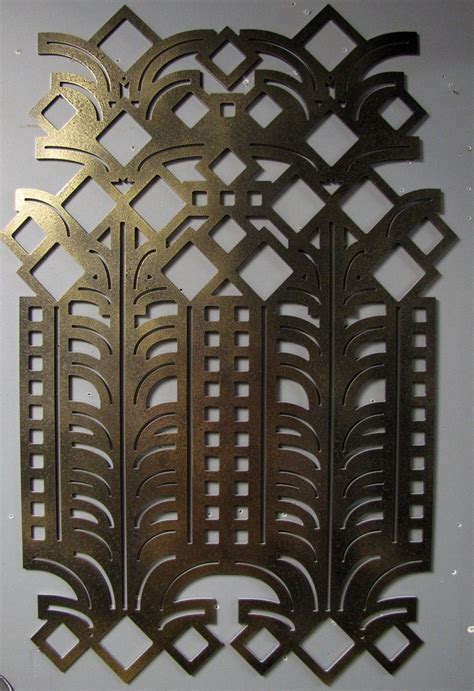 Deco Metal Wall Artresearch For Possible Future Project Art Deco