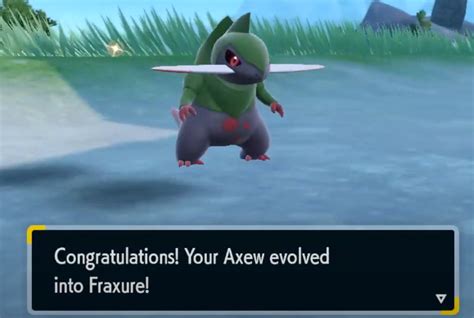 Pokemon Scarlet Violet How To Find Axew And Evolve Into Fraxure Then