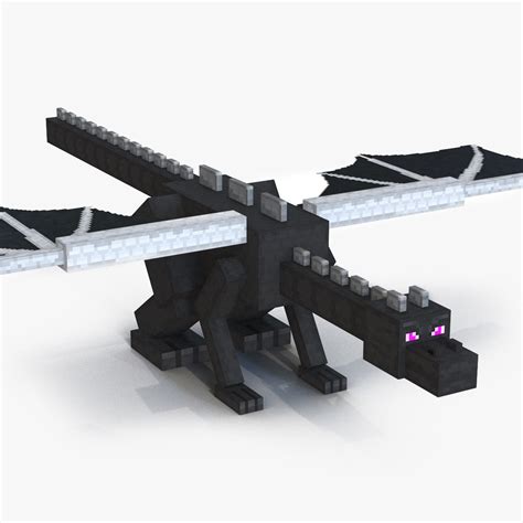 How to train your dragon, make your ender dragon look like elvis! Minecraft ender dragon rigged model - TurboSquid 1538817