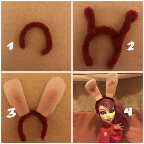 How To Make Diy Doll Bunny Ears Headband Crafting Tutorial