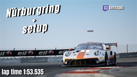 ACC Nürburgring HOTLAP SETUP 1 53 535 porsche 911ii GT3R