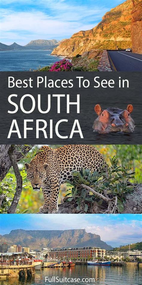 17 Best Places To Visit In South Africa Map And Tips