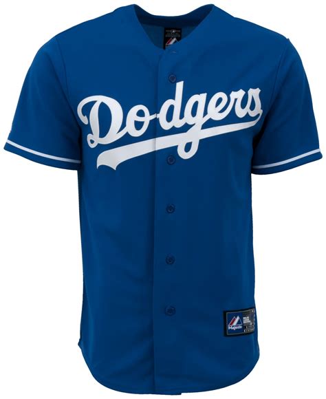 Lyst Majestic Mens Los Angeles Dodgers Replica Jersey In Blue For Men
