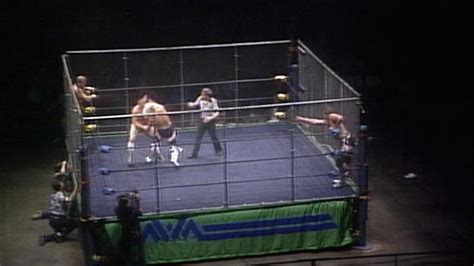 The Rock N Roll Express Vs Ole Arn Anderson NWA World Tag Team Title Steel Cage Match
